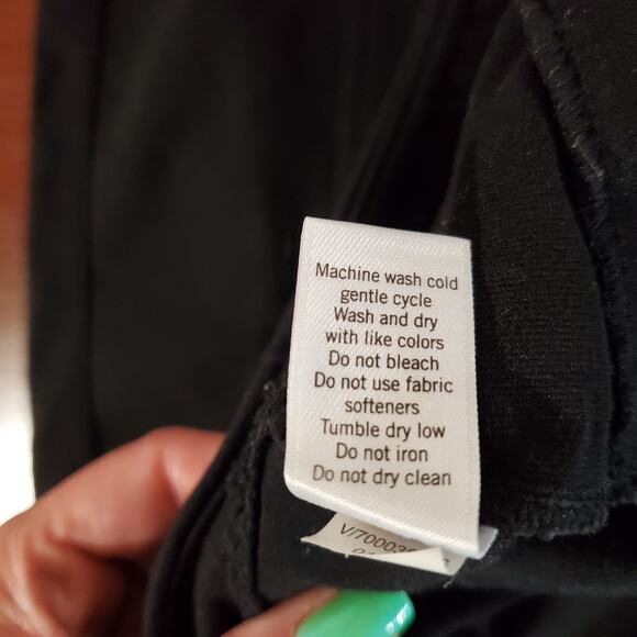 Athleta Womens Metro Slouch Pull-On Jogger Sweatpants Size XS Black Zip Pockets - Picture 8 of 11